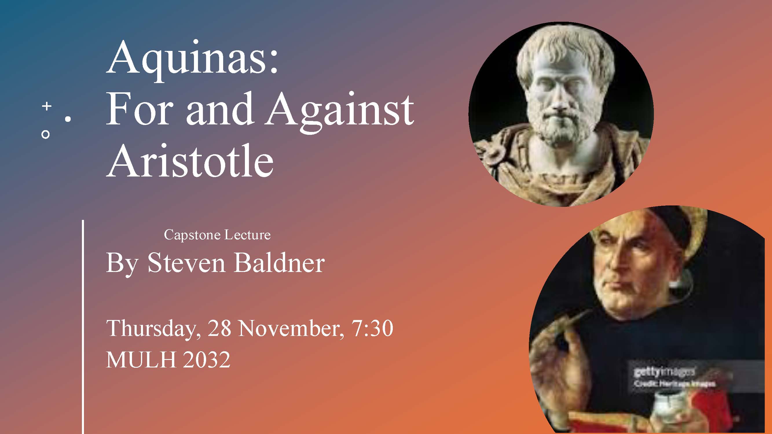 Steve Baldner Capstone Lecture 2024 Steve Baldner Capstone Lecture 2024