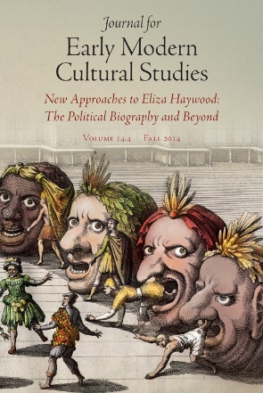Journal for Early Modern Cultural Studies Journal for Early Modern Cultural Studies