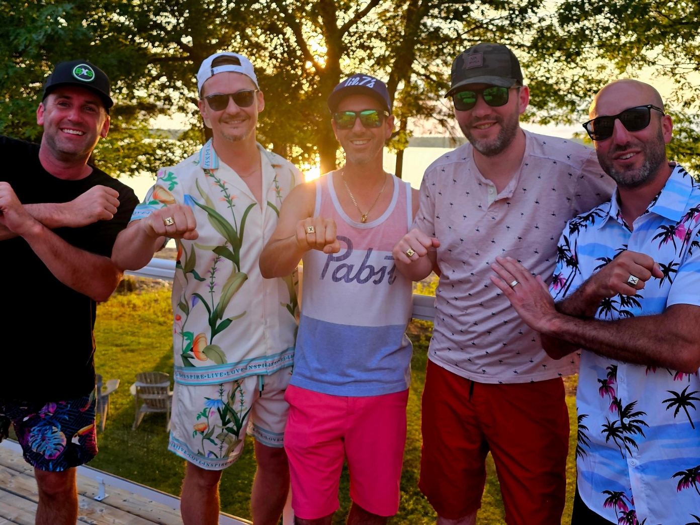 Group of StFX alumni gathered for an informal reunion in New Brunswick