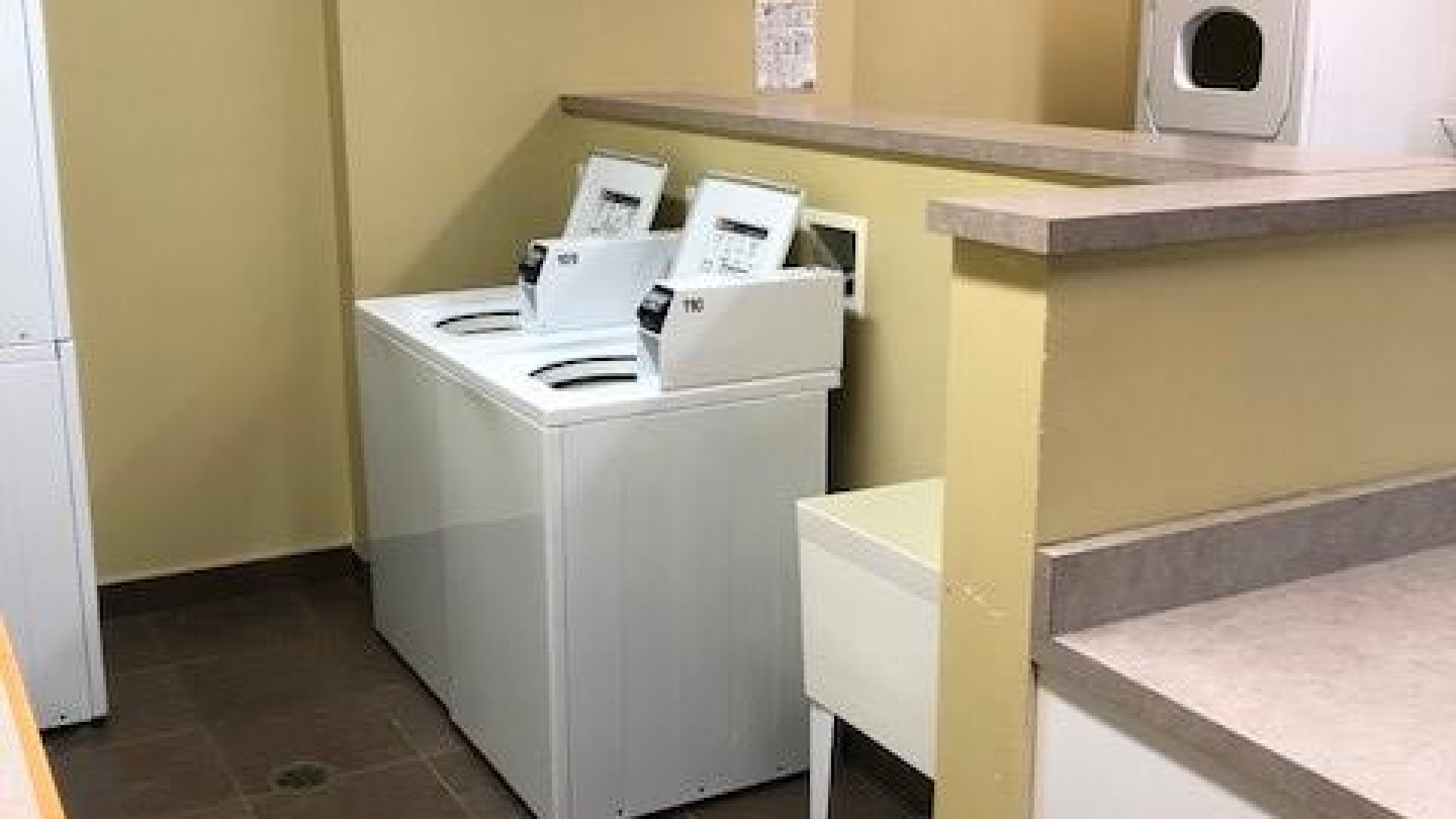 Laundry room located in Governors Hall 