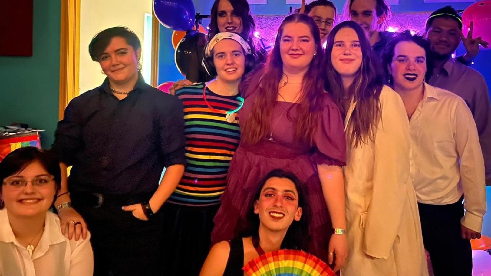 Students at Queer Prom
