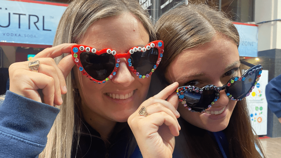 Students on StFX Day of Giving