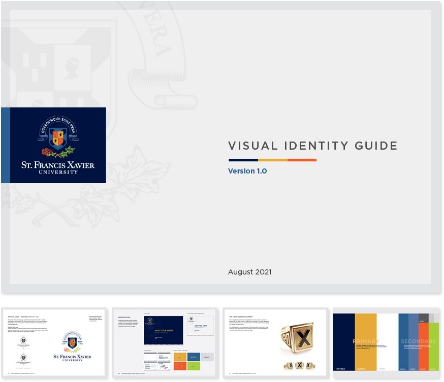 Screenshot of Visual Identity Guide