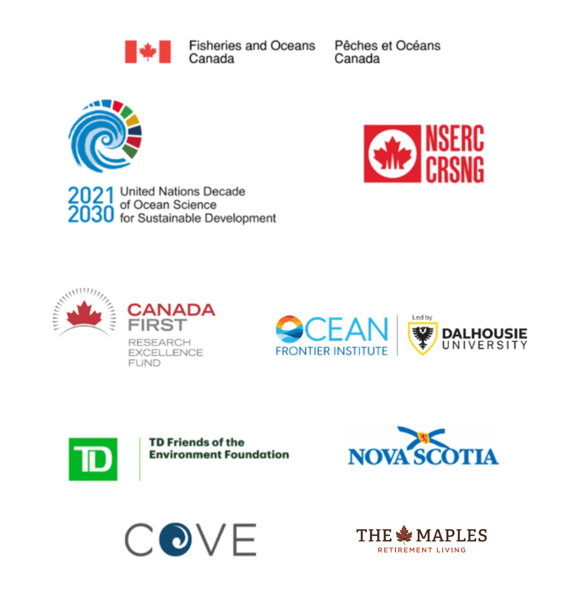 X-Oceans supporters logos