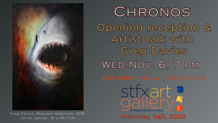 Greg Davies Artist talk November 6 banner