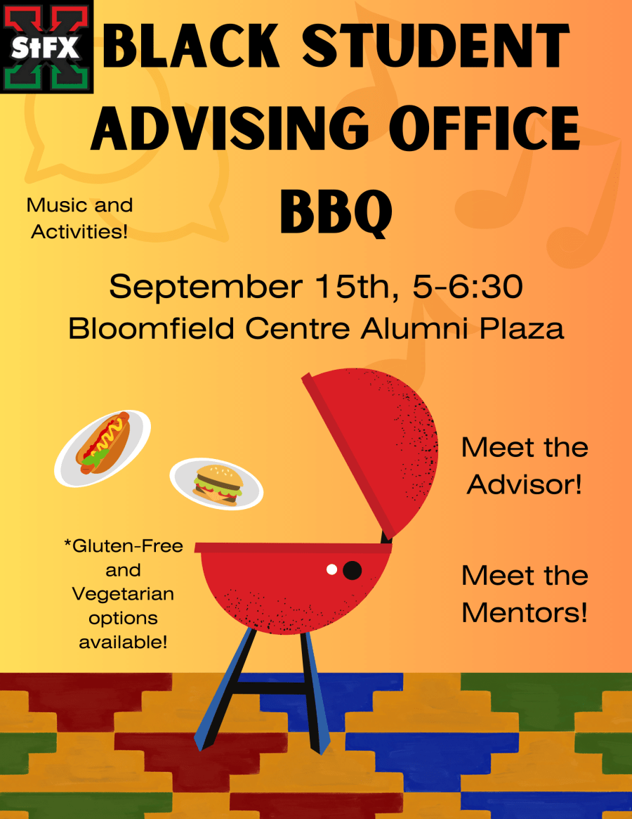 Poster for the 2023 Black Student Advising Office BBQ