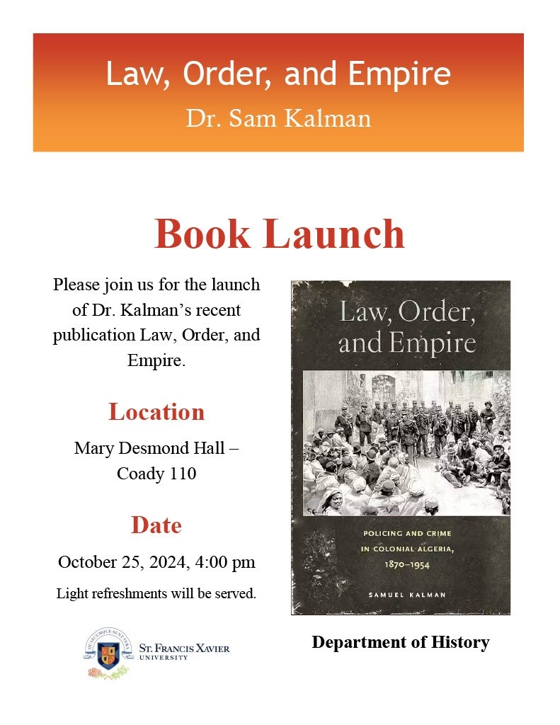 Book Launch - Sam Kalman