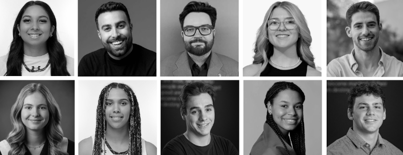 Collage of student headshots