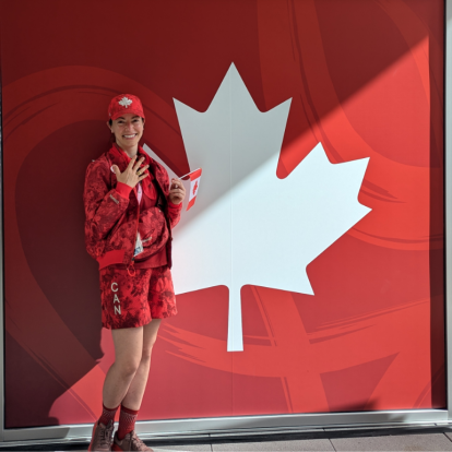 Dr. Janet McMordie at the Paralymic Games in 2024